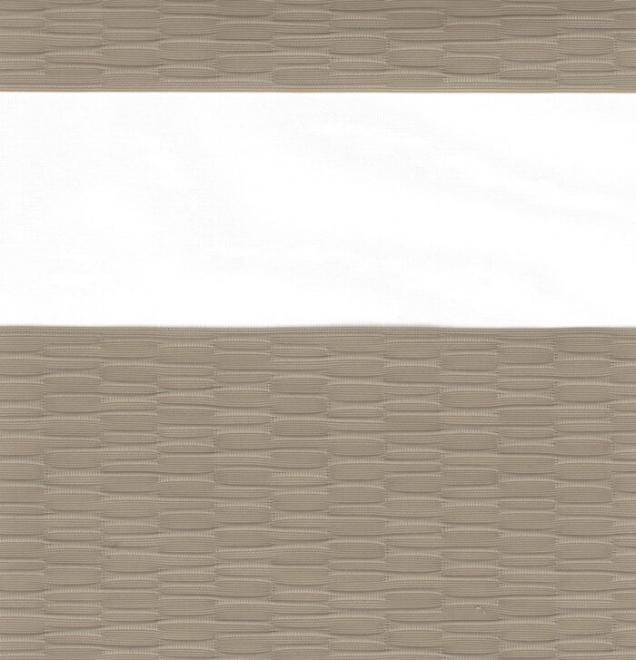 Fine Texture Design Light Filtering Zebra combi shades – Firenze DK.Beige - Image 2