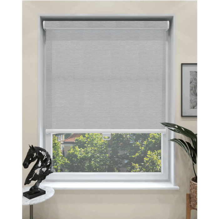 Light Filtering Texture Fabric Roller shades -Stella Jacquard - Image 10