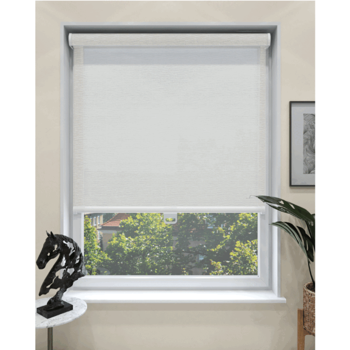 Light Filtering Texture Fabric Roller shades -Stella Jacquard - Image 8