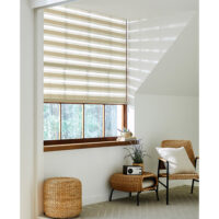 Fine Texture Design Light Filtering Zebra combi shades - Firenze